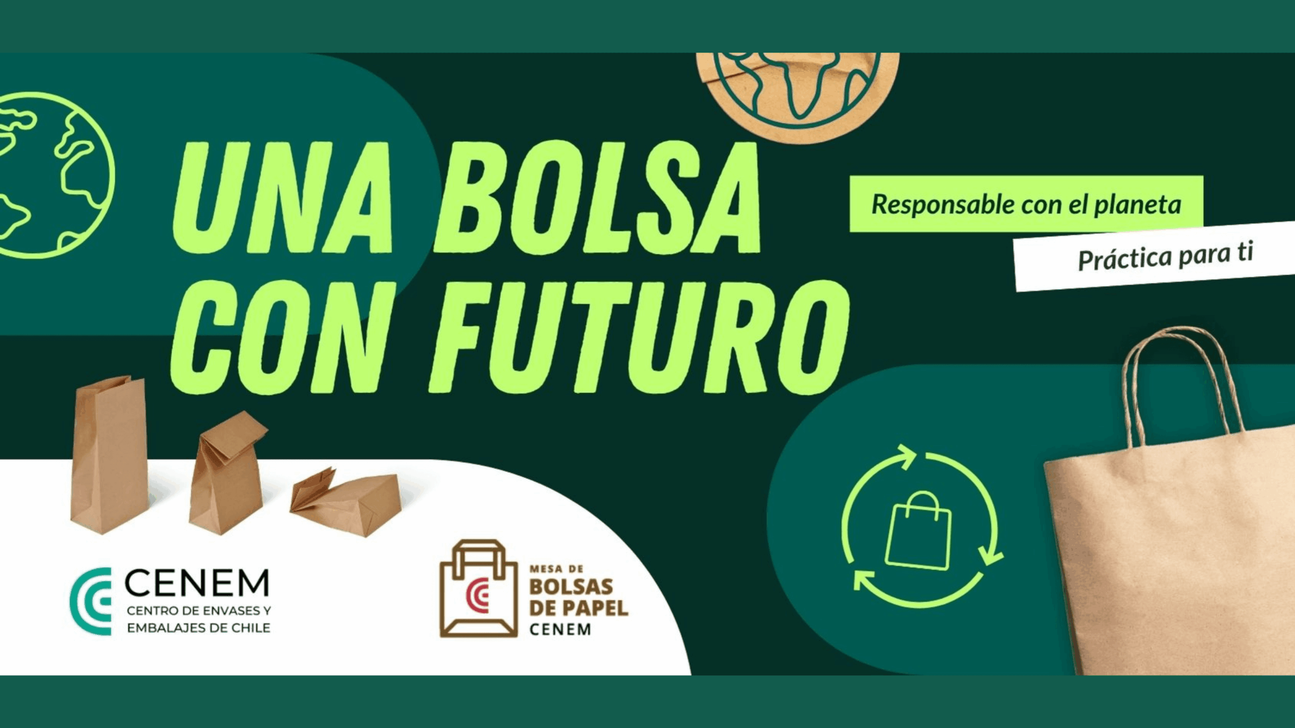 «Una bolsa con futuro: responsable con el planeta, práctica para ti»